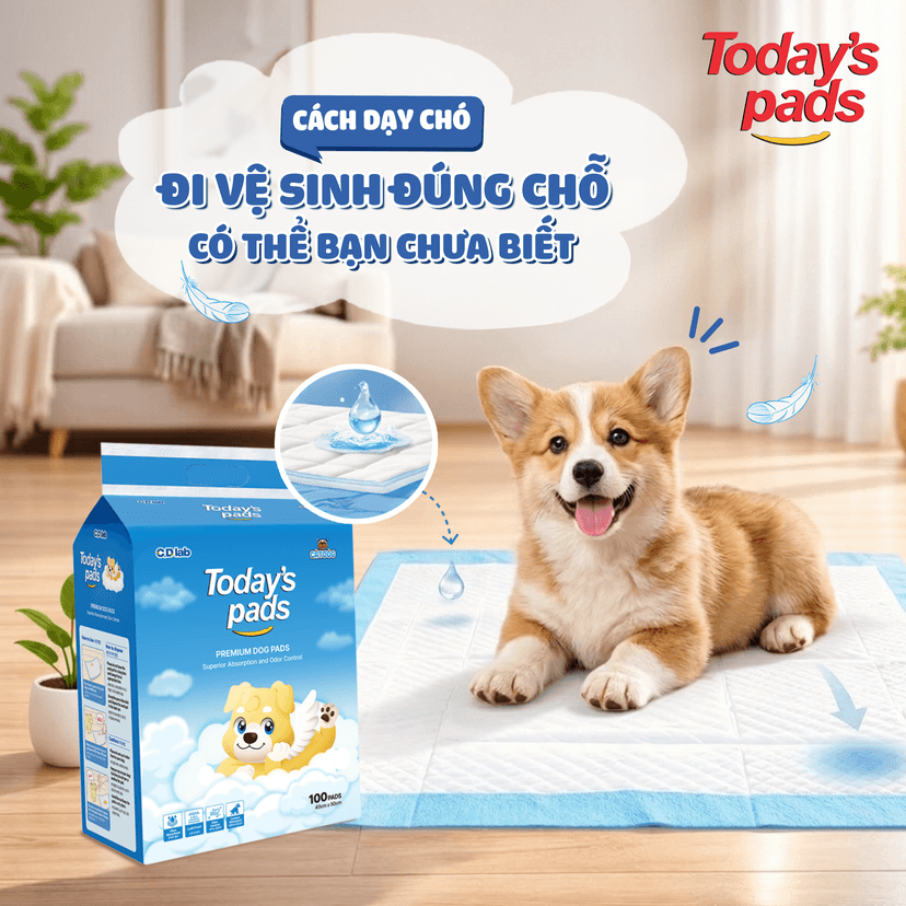 Cách dạy chó đi vệ sinh đúng chỗ có thể bạn chưa biết