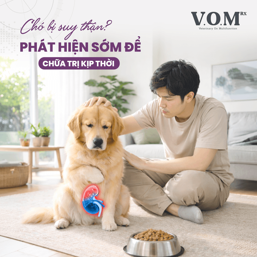 Chó bị suy thận nên làm gì? Dấu hiệu nhận biết và giải pháp dinh dưỡng hiệu quả