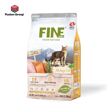 (3LB) FINE – Thức ăn hữu cơ tự nhiên cho mèo mọi lứa tuổi